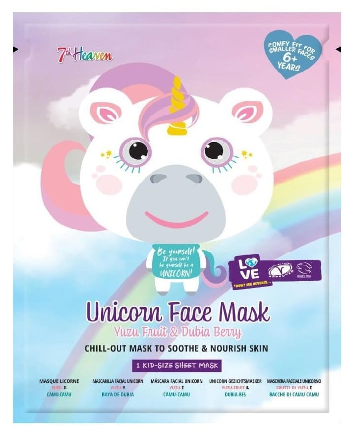 FACE FOOD Unicorn Face Sheet Mask, Hauptbild