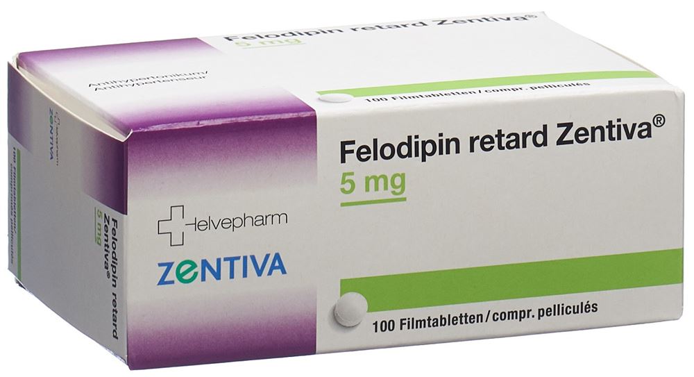 FELODIPINE retard Zentiva 5 mg, image principale