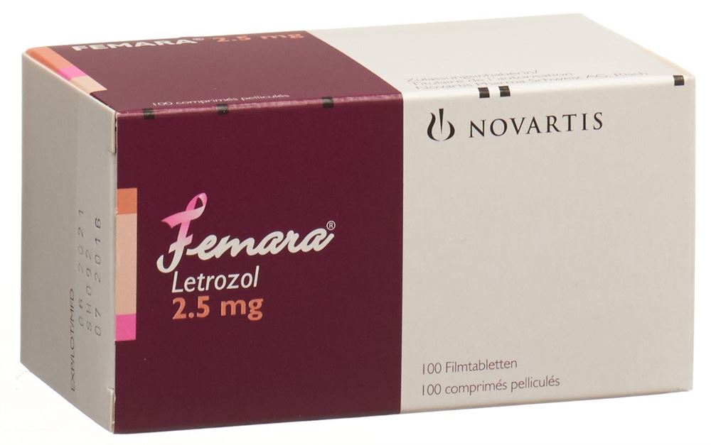 Femara cpr pell 2.5 mg blist 100 pce, image principale
