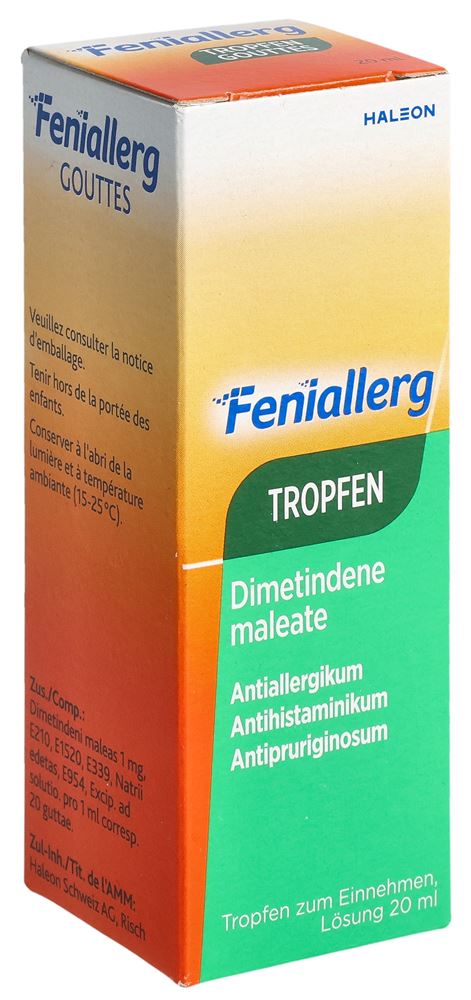 Feniallerg gouttes 1 mg/ml fl 20 ml, image principale