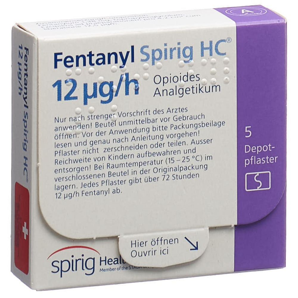 FENTANYL Spirig HC 12 mcg/h, Hauptbild