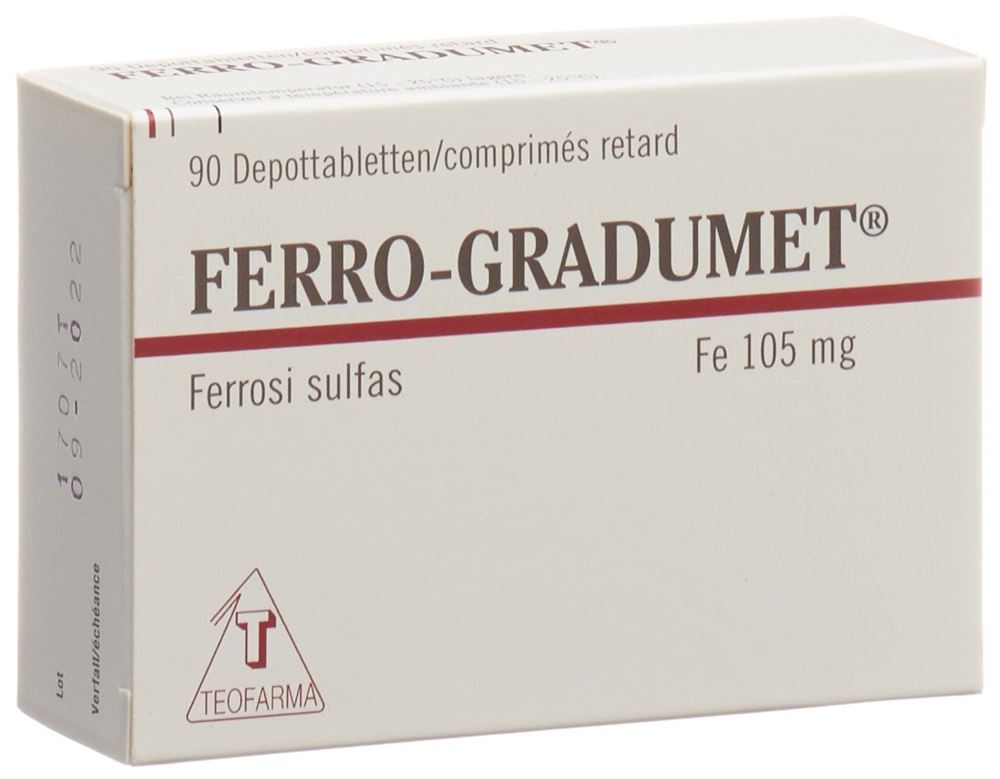 FERRO-GRADUMET cpr dépôt blist 90 pce