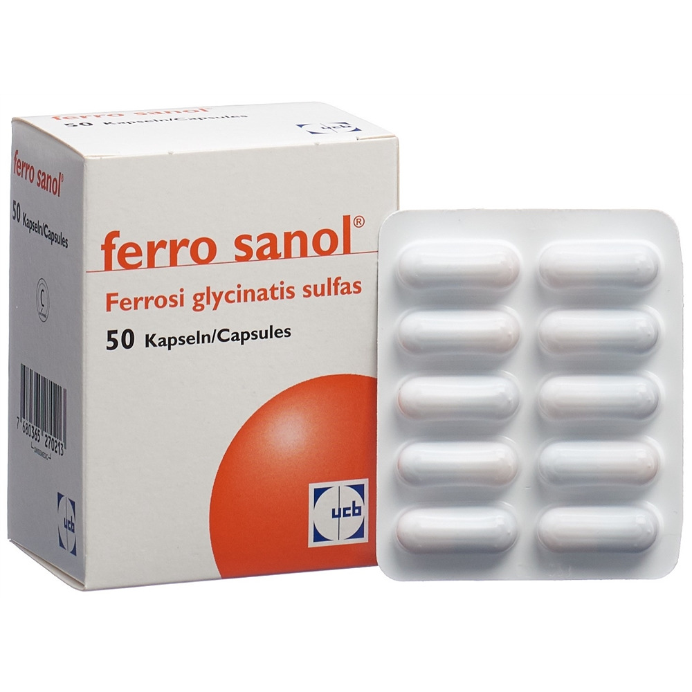 FERRO SANOL gélules à libération modifiée 100 mg, image principale