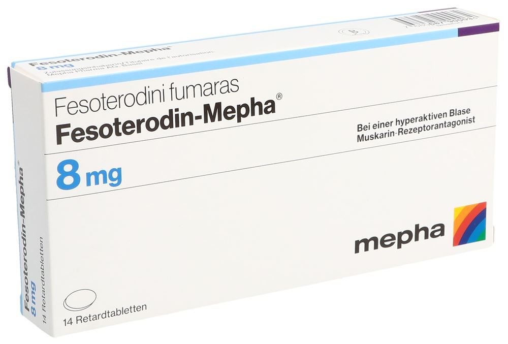 FESOTERODIN Mepha 8 mg, Hauptbild