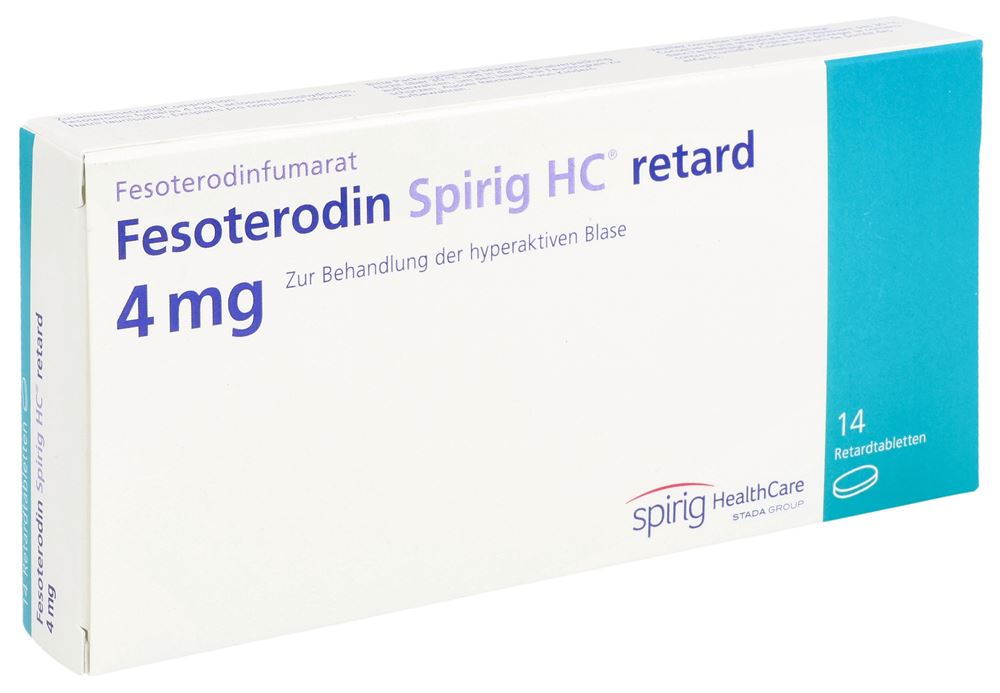 FESOTERODIN Spirig HC 4 mg, image principale