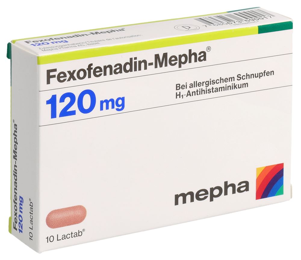 FEXOFENADINE Mepha 120 mg, image principale