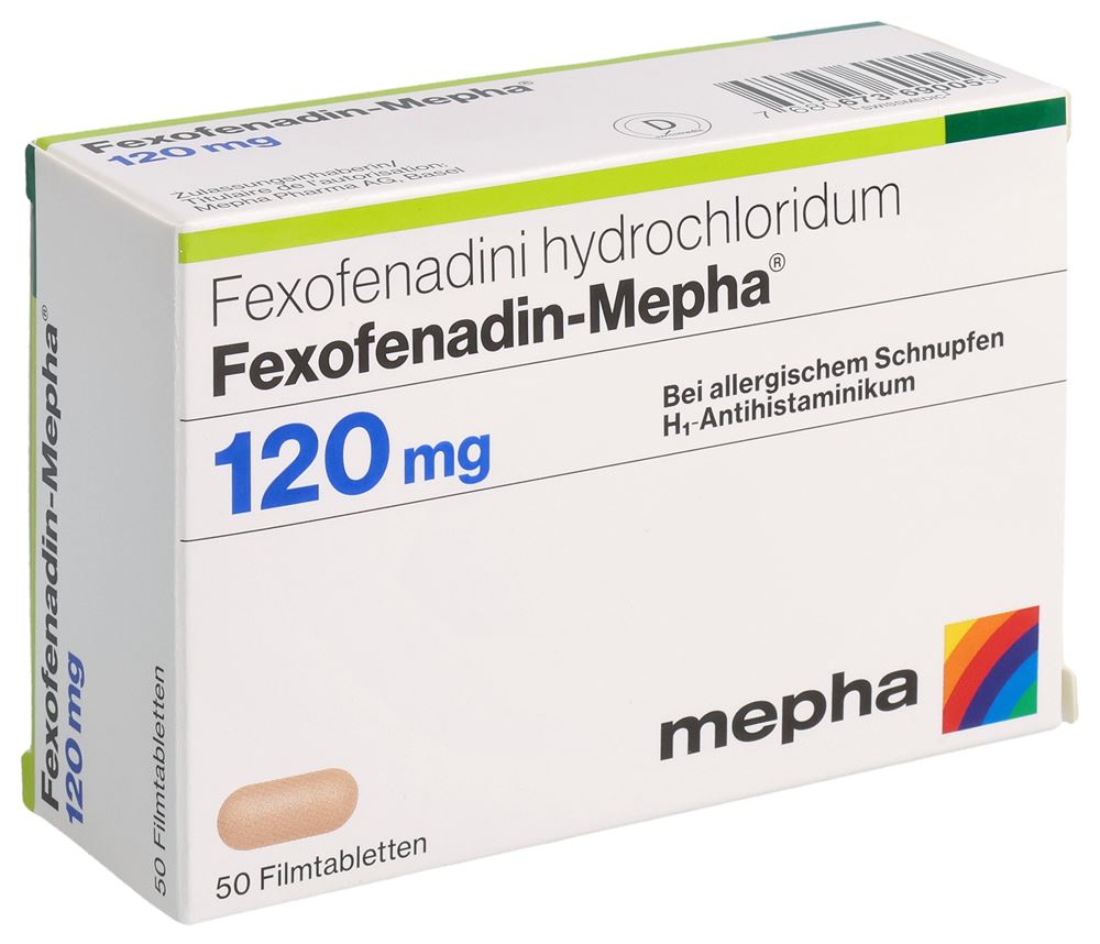 FEXOFENADINE Mepha 120 mg, image principale