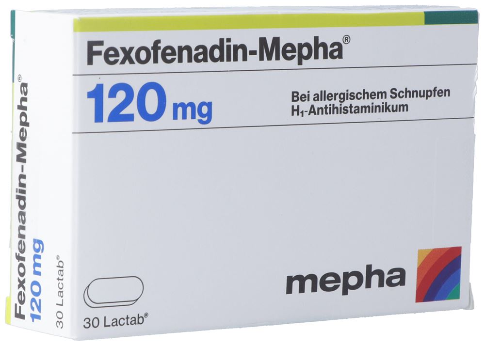 FEXOFENADINE Mepha 120 mg