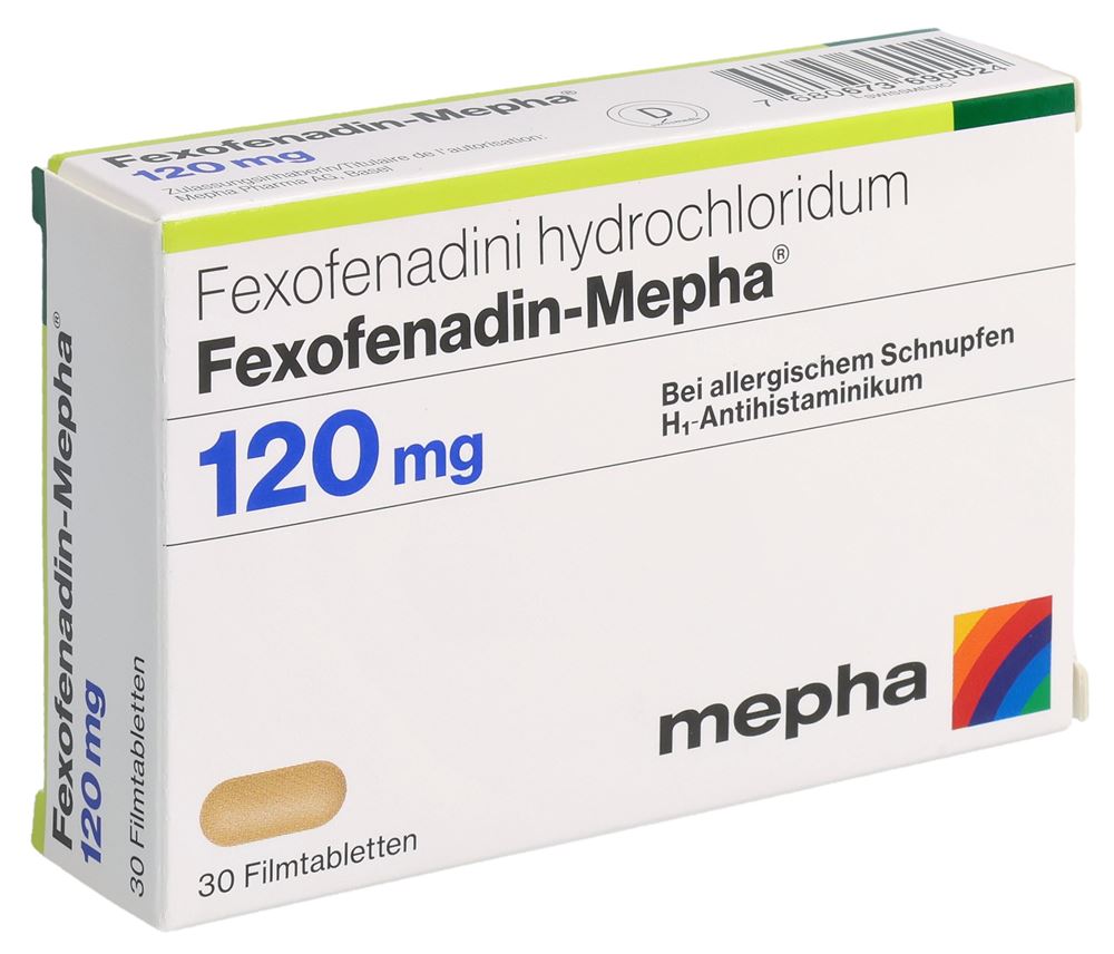 FEXOFENADINE Mepha 120 mg, Hauptbild