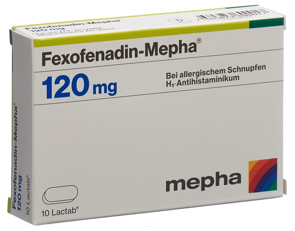 FEXOFENADINE Mepha 120 mg