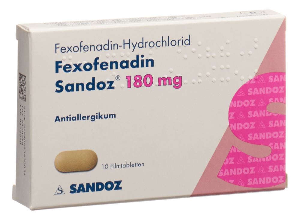 Fexofenadin Sandoz Sandoz 180 mg, Hauptbild