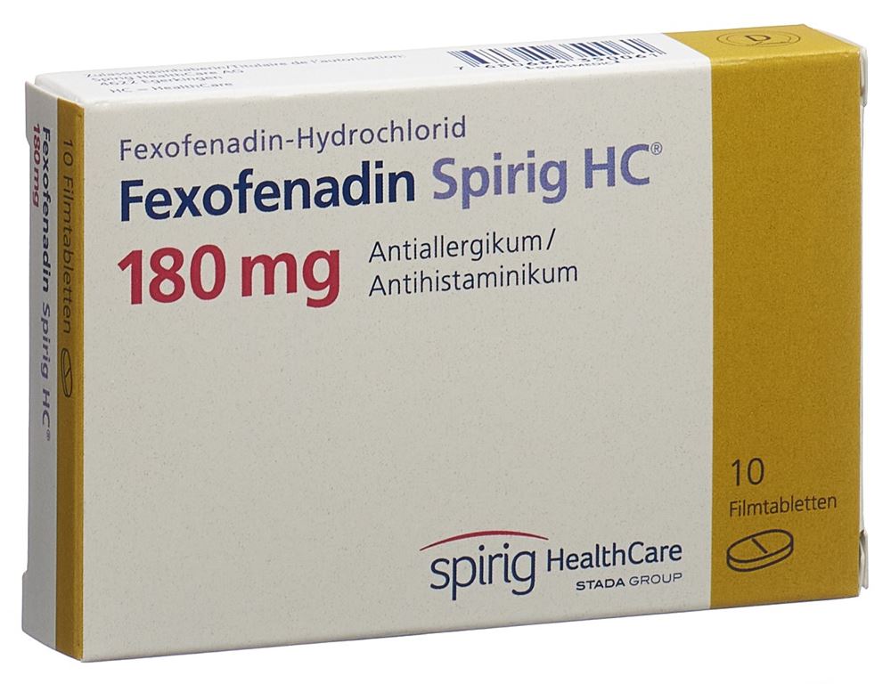 FEXOFENADINE Spirig HC 180 mg