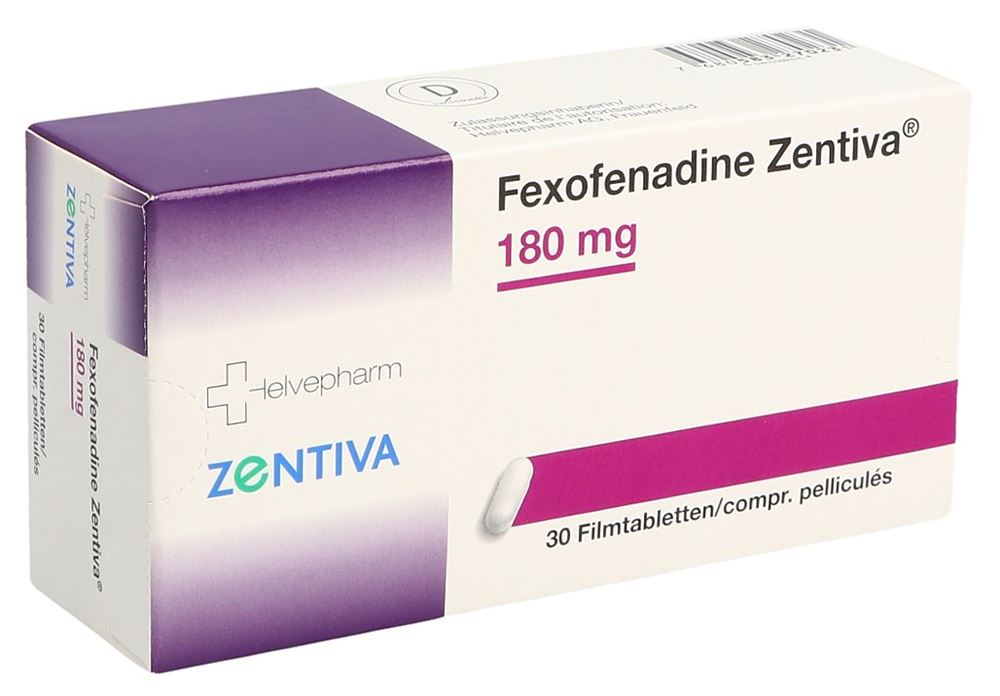 FEXOFENADINE Zentiva 180 mg