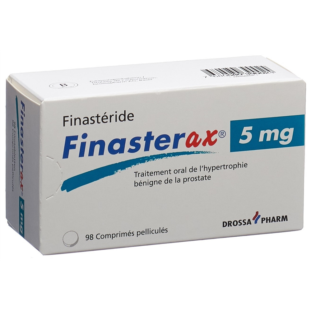 FINASTERAX cpr pell 5 mg blist 98 pce, image 2 sur 2