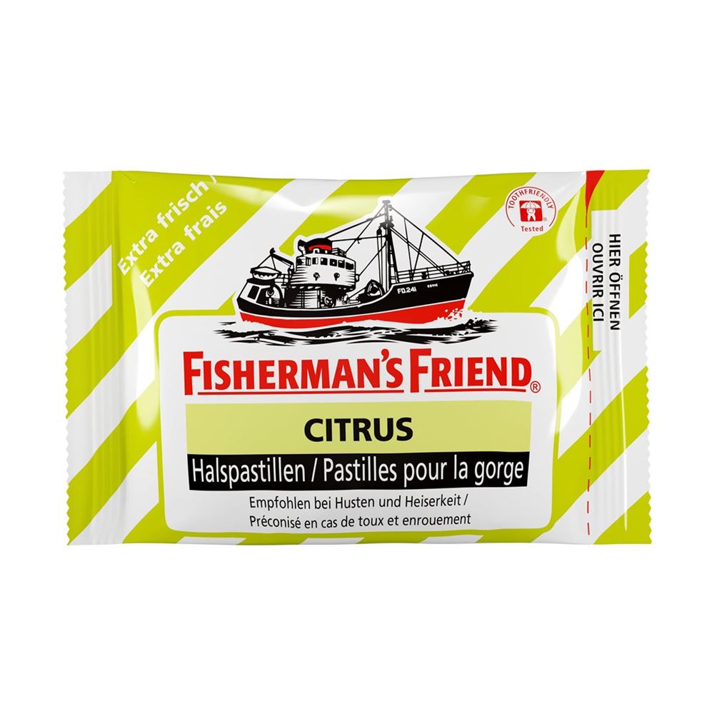 Fisherman's Friend Pastillen Citrus ohne Zucker Btl 25 g