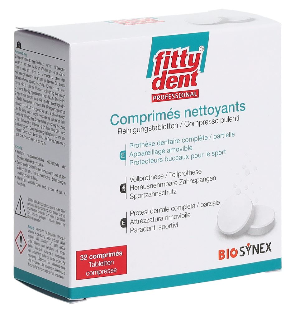 FITTYDENT Comprimés nettoyants