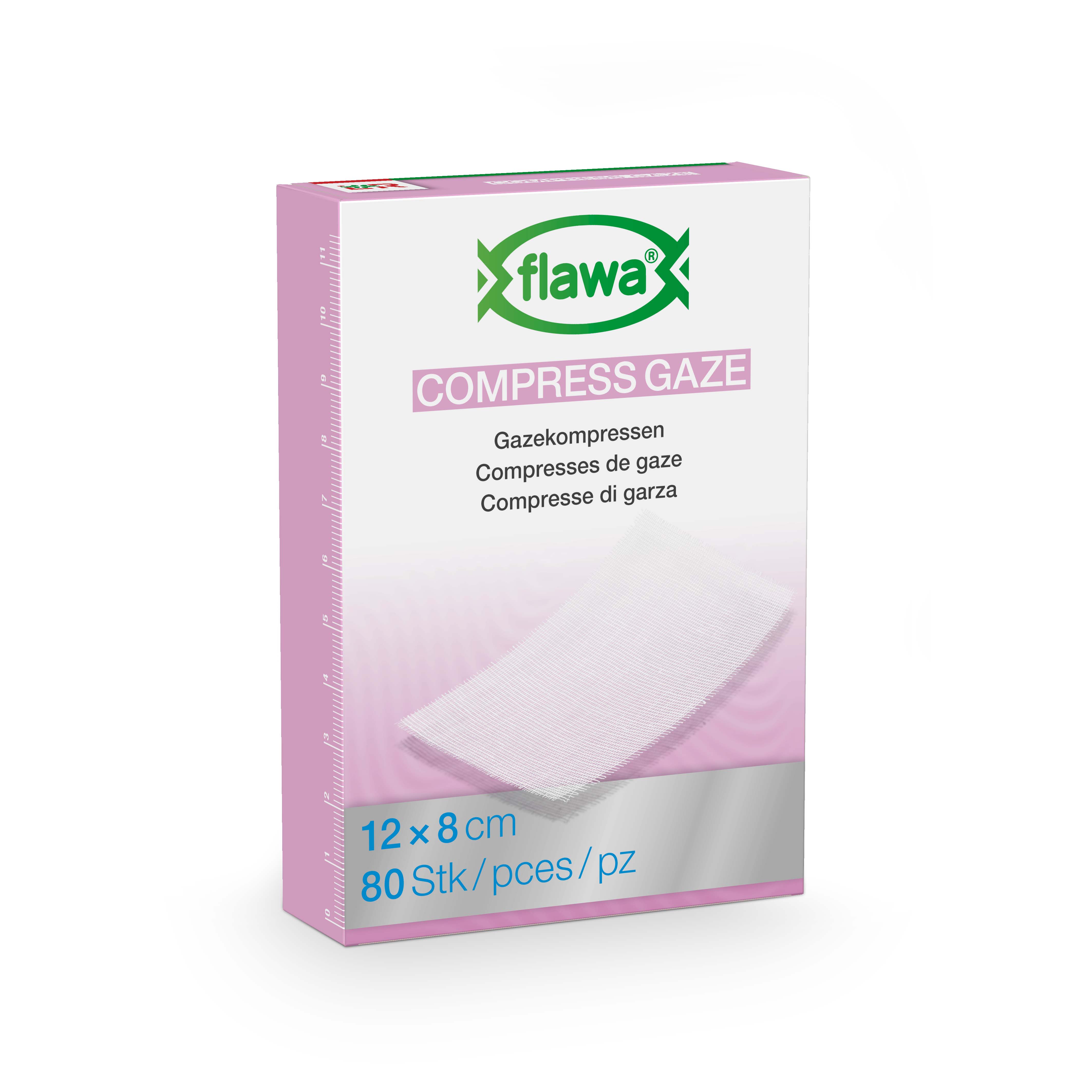 FLAWA compresse de gaze coupée