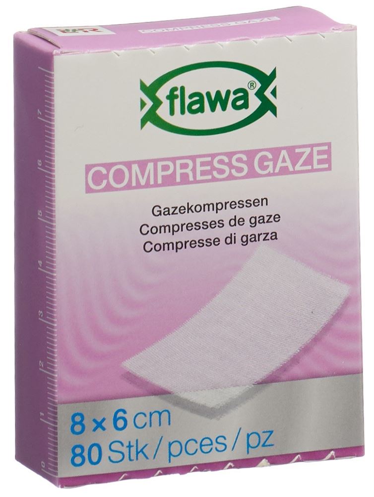 FLAWA Gazekompressen geschnitten