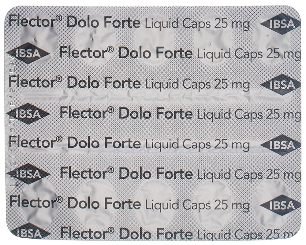 FLECTOR Dolo Forte Liquid Caps 25 mg, image 3 sur 4