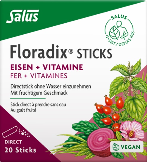 Floradix Eisen + Vitamine Sticks