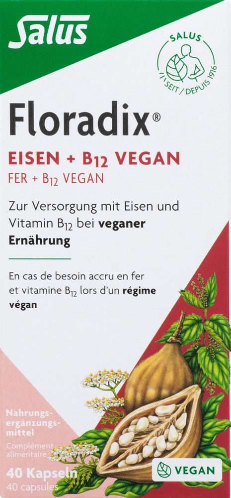 Floradix VEGAN Eisen + Vitamin B12, Hauptbild