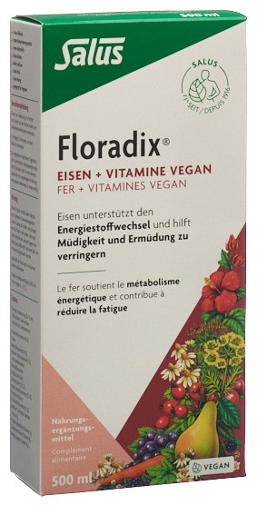 Floradix VEGAN Eisen + Vitamine