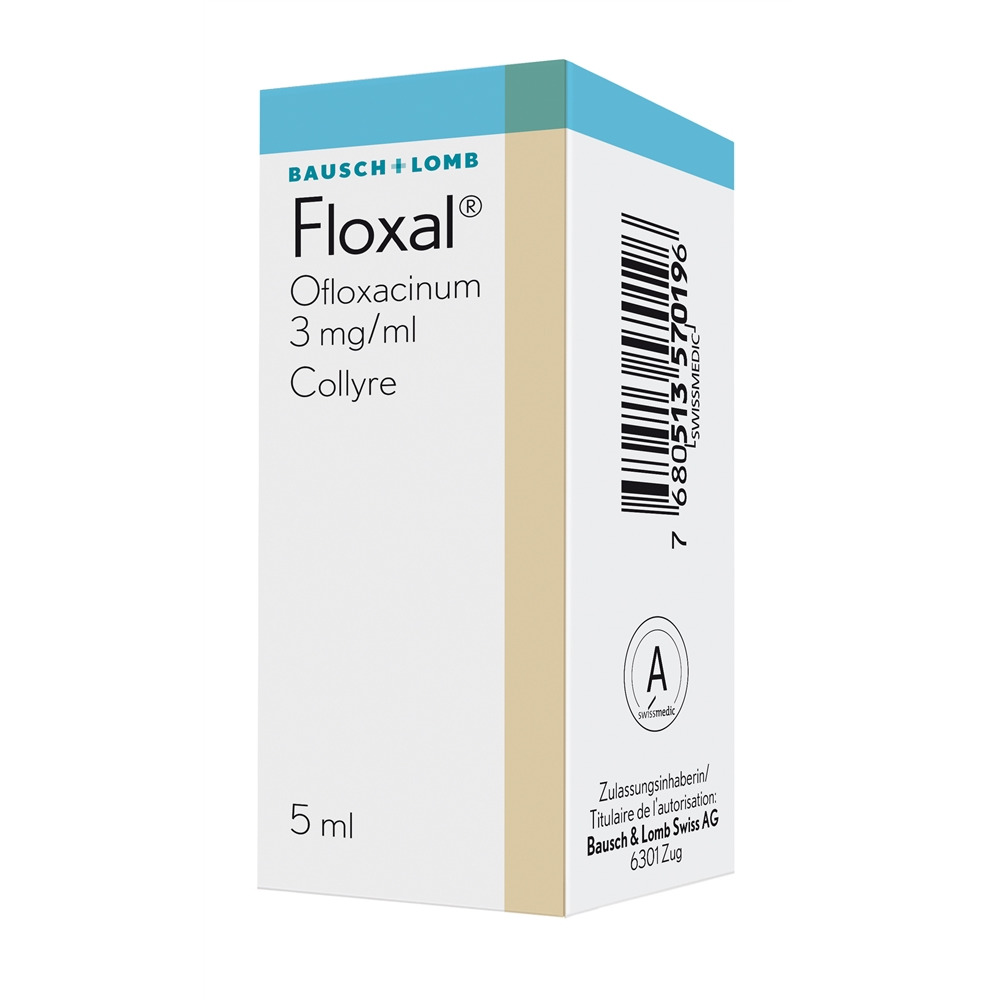 Floxal gtt opht 0.3 % fl 5 ml, image principale