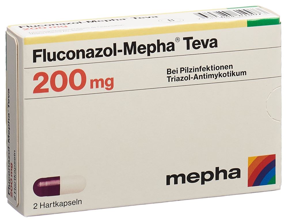 FLUCONAZOLE Mepha Teva 200 mg, image principale