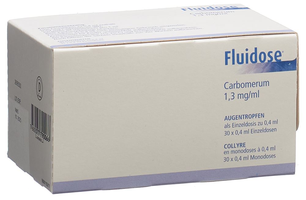 FLUIDOSE gtt opht monodos 0.4 ml, image principale