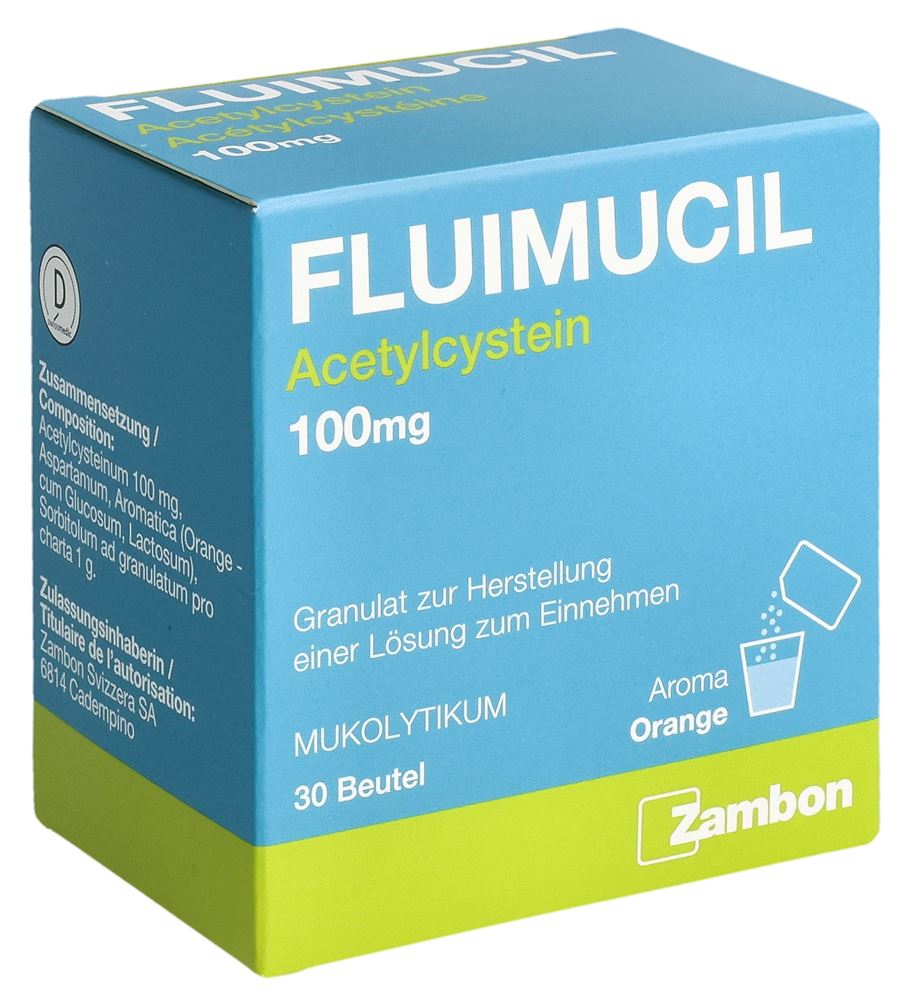 FLUIMUCIL gran 100 mg enf sach 30 pce, image principale