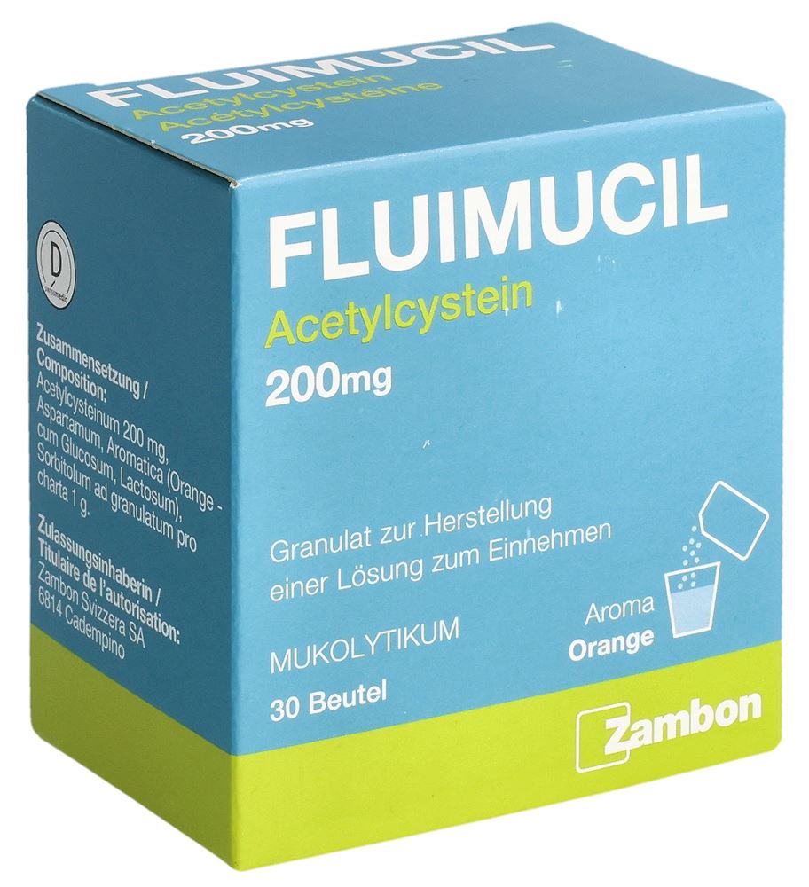 FLUIMUCIL gran 200 mg adult sach 30 pce, image principale