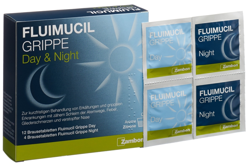 FLUIMUCIL Grippe Day Night, Bild 2 von 4