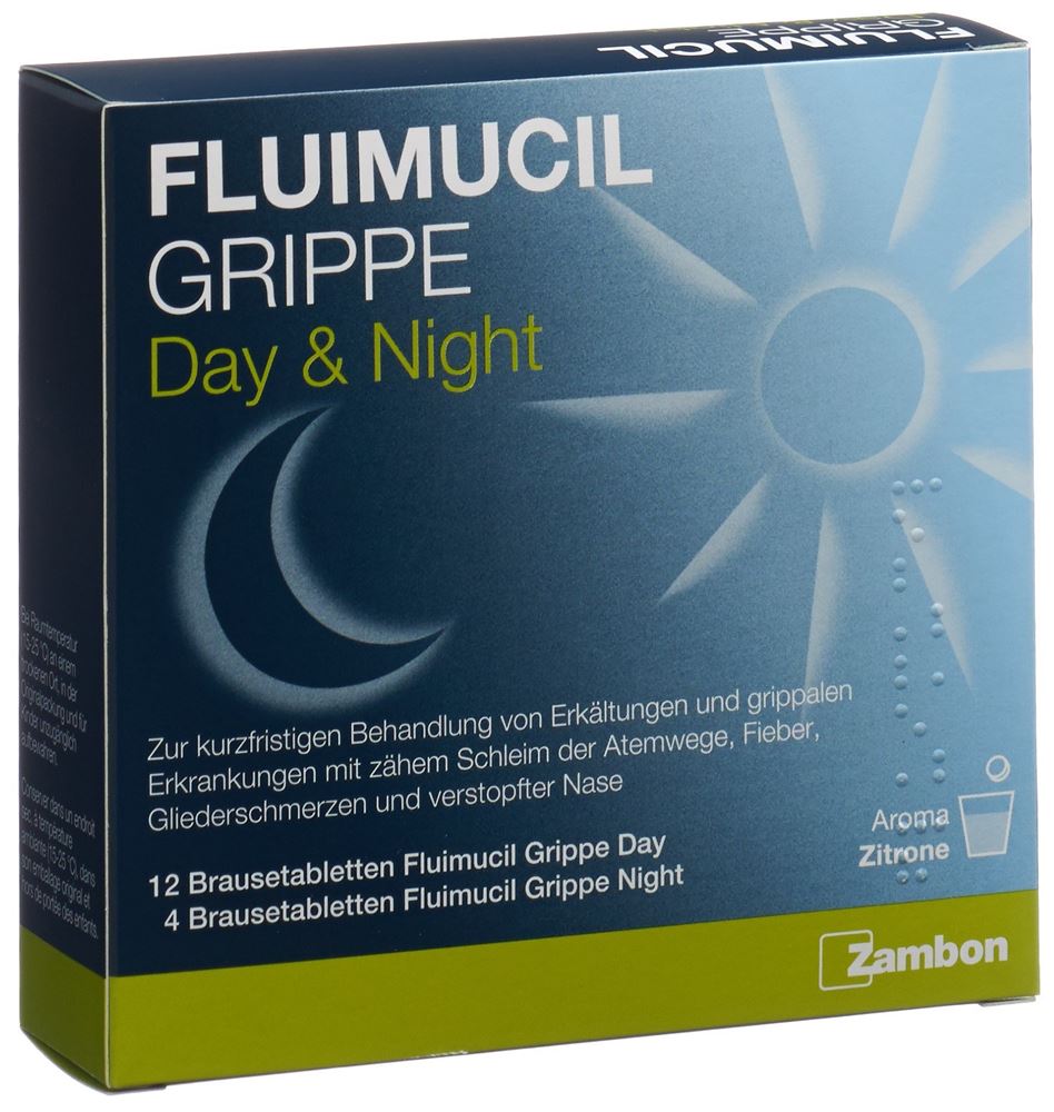 FLUIMUCIL Grippe Day Night, Hauptbild