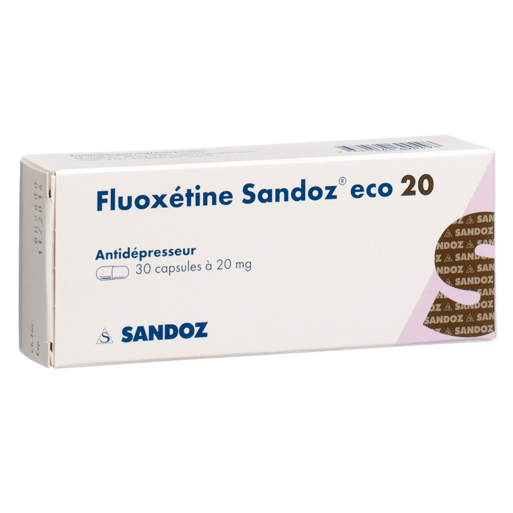 FLUOXETINE Sandoz eco 20 mg, image 2 sur 2