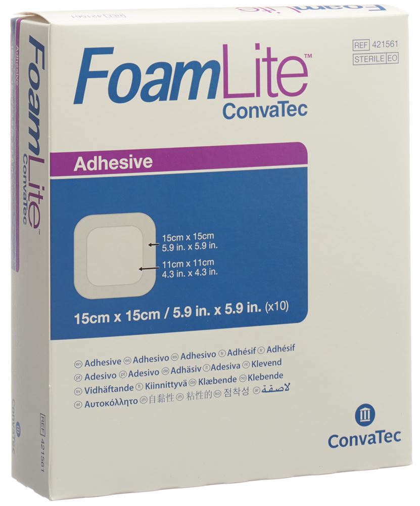 FOAM LITE Convatec pansement en mousse siliconée