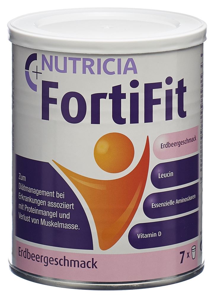 Fortifit pdr fraise bte 280 g, image principale