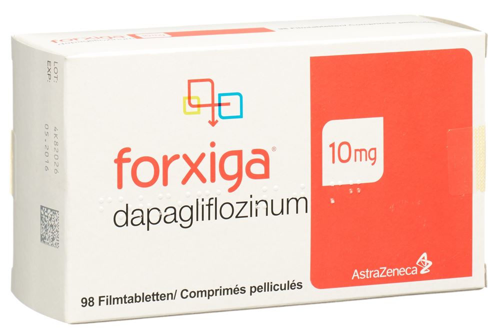 FORXIGA Filmtabl 10 mg Blist 98 Stk, Hauptbild