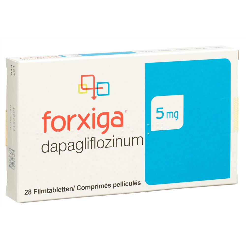 FORXIGA Filmtabl 5 mg Blist 28 Stk, Hauptbild