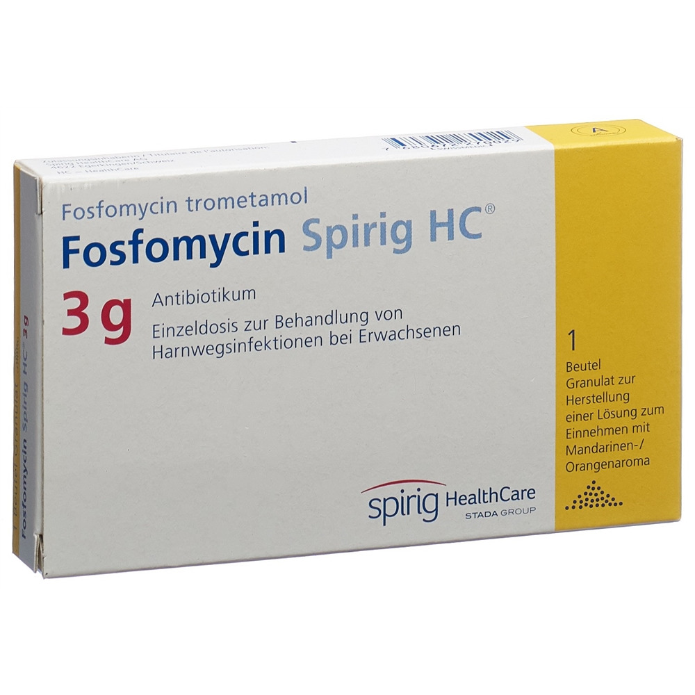 FOSFOMYCINE Spirig HC 3 g, Hauptbild