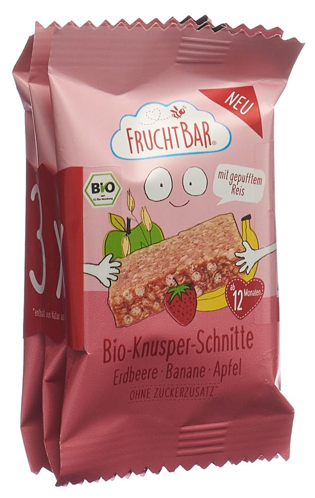 FRUCHTBAR Knusper Schnitte