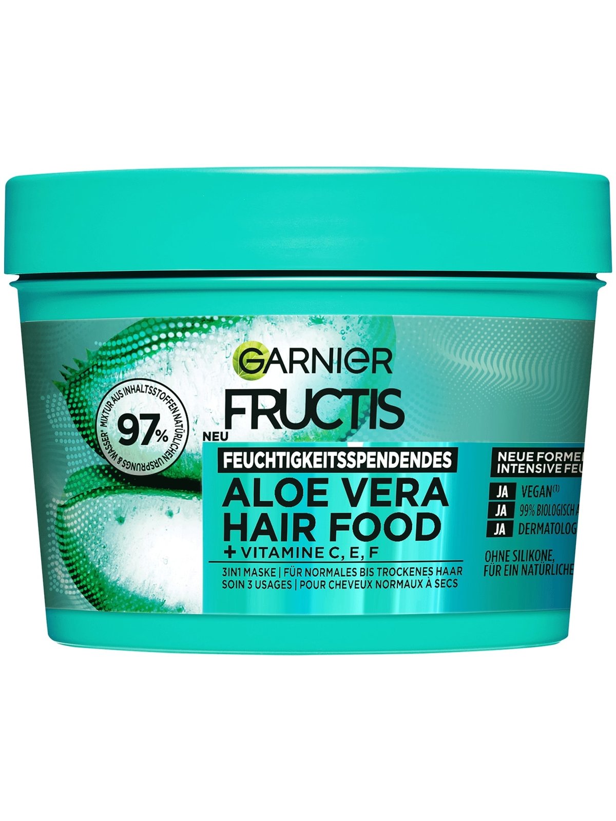 FRUCTIS Hair Food Feuchtigkeitsspende Aloe Vera 3in1 Maske, Hauptbild