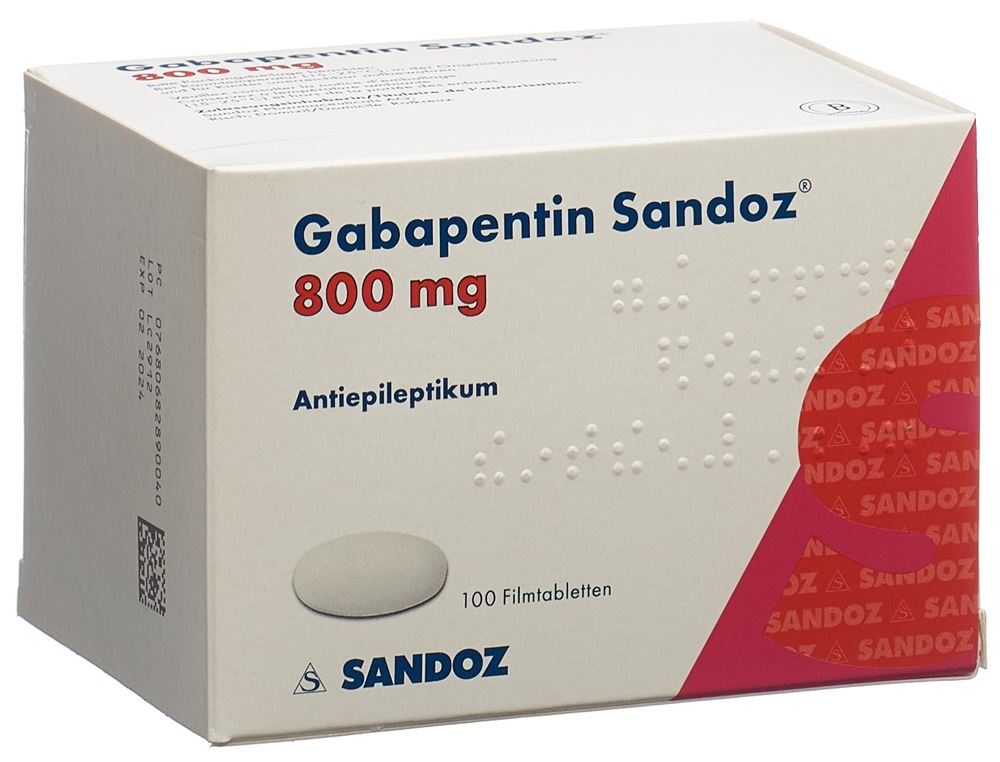 GABAPENTINE Sandoz 800 mg, Hauptbild