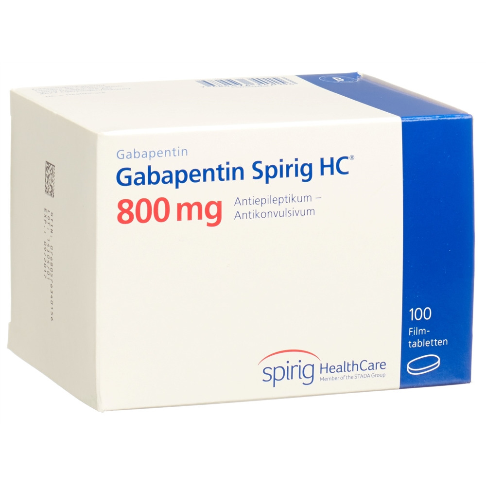 GABAPENTINE Spirig HC 800 mg