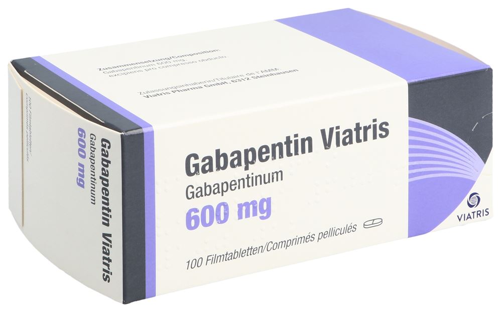 GABAPENTINE Viatris 600 mg, Hauptbild GABAPENTINE Viatris 600 mg, Hauptbild