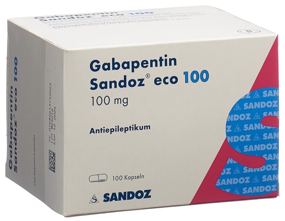 GABAPENTINE Sandoz eco 100 mg