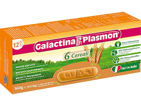 GALACTINA Plasmon 6 Cereali Biscuits pour enfants