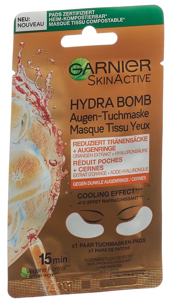 GARNIER Augen-Tuchmaske