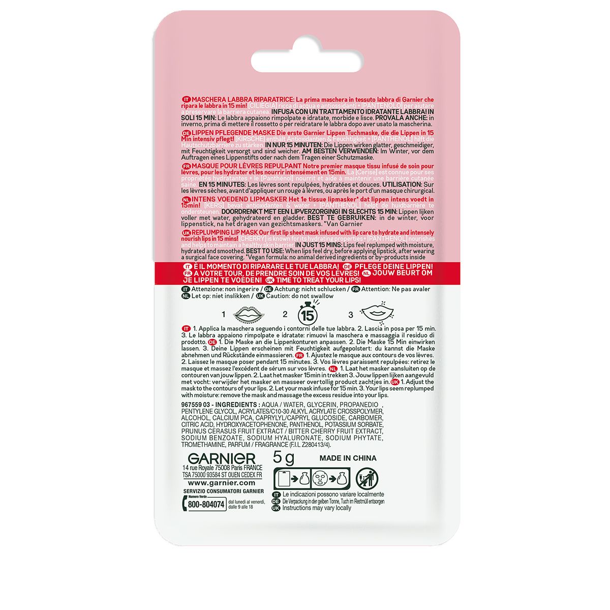 GARNIER Lippentuchmaske, Bild 2 von 2