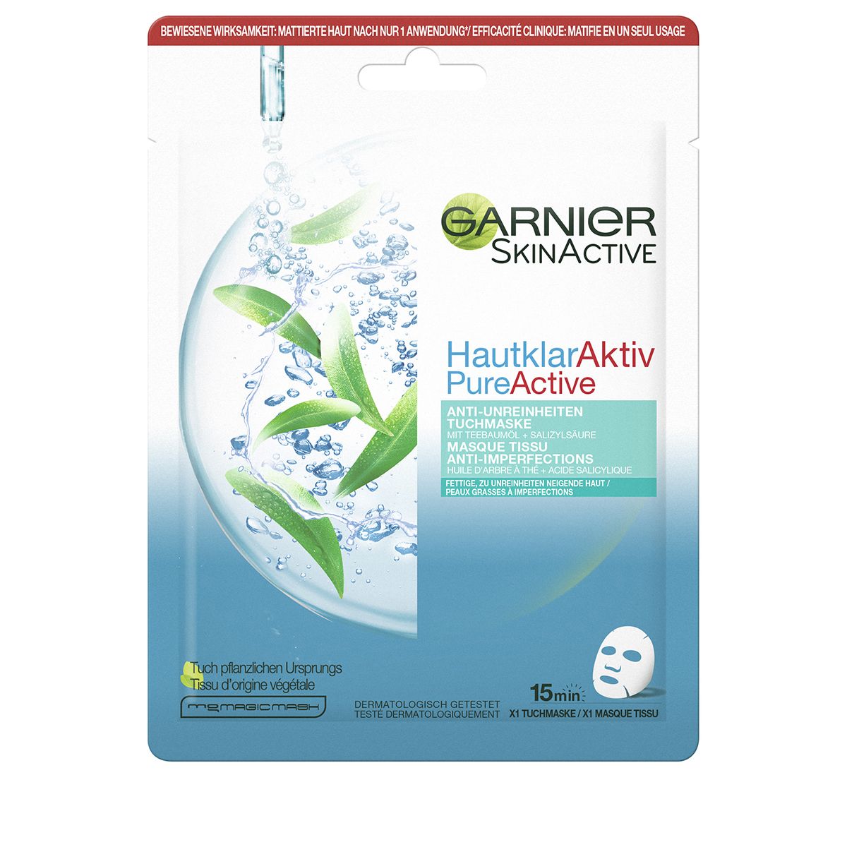 GARNIER Pure Active Masque Tissu, image principale