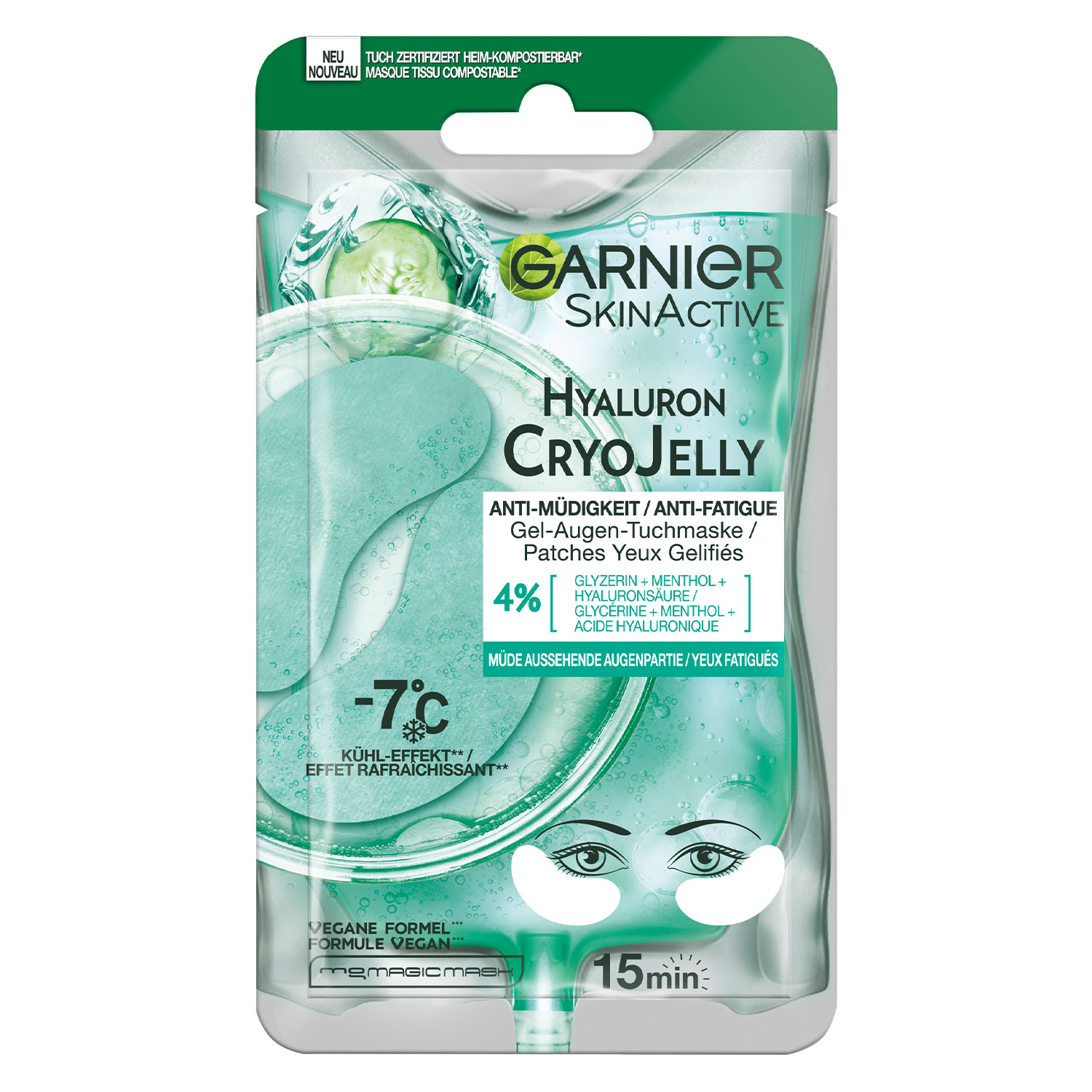 GARNIER SkinActive Cryo Jelly masque en tissu